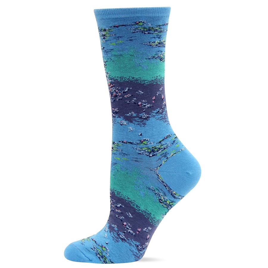 Monet's Waterlilies Women's Crew Socks