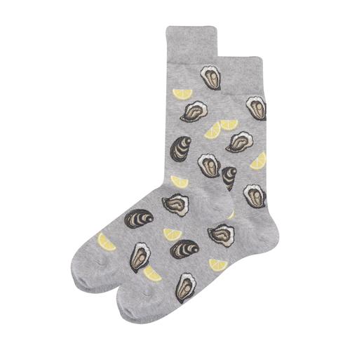 Oysters (Grey) Men's Crew Sock