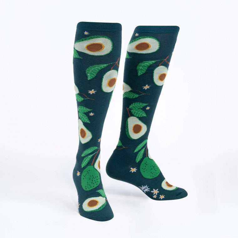 Avoca-Toes! Avocado Women's Knee Highs