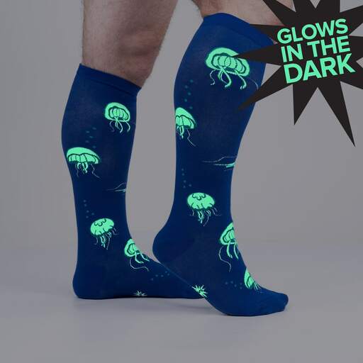 "Nice To Sea You, Jellyfish Stretch-It Unisex Knee Highs"