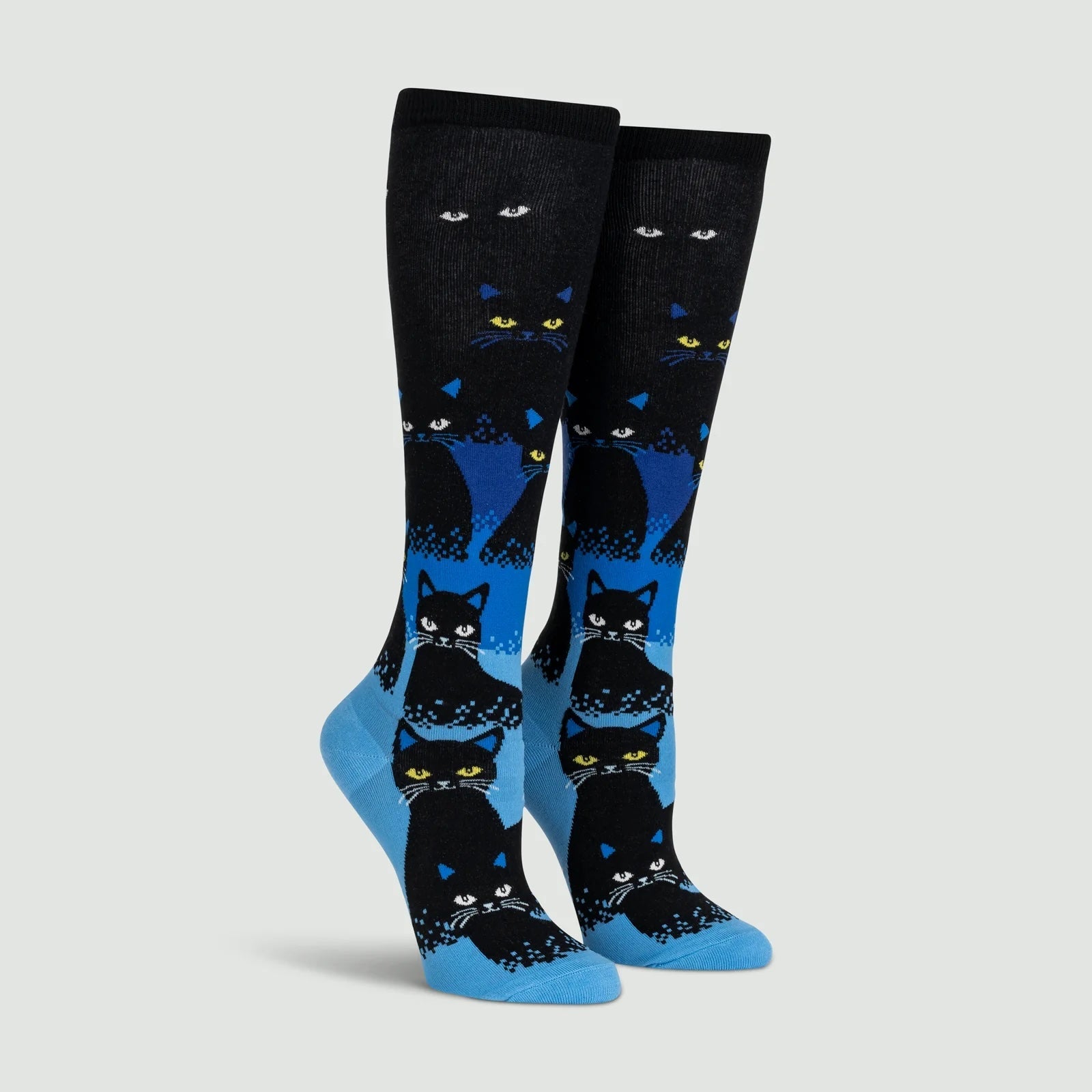 Cats In The Dark(Glow In The Dark) Knee Highs