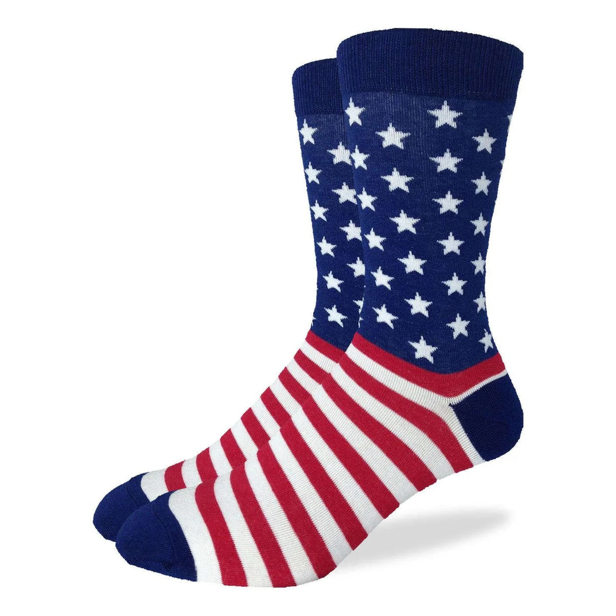 American Flag King Size Crew sock (13-14+)