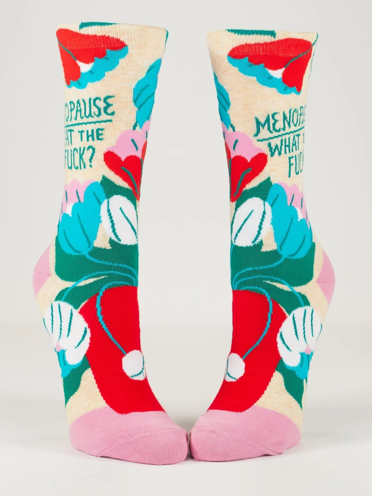 Menopause. What The F*ck? Women's Crew Sock