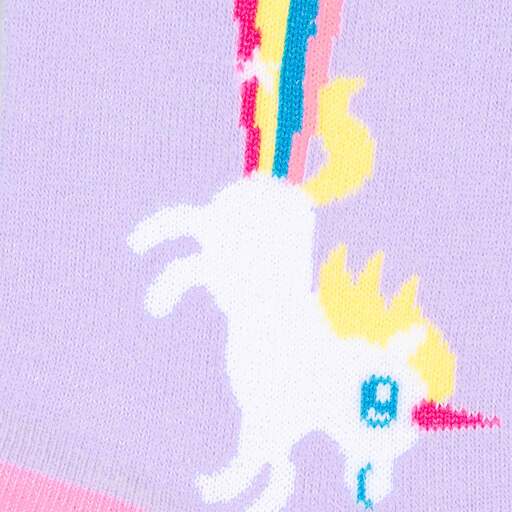 "Unicorn, Rainbow Blast Kids' (Age 3-6) Knee Highs"