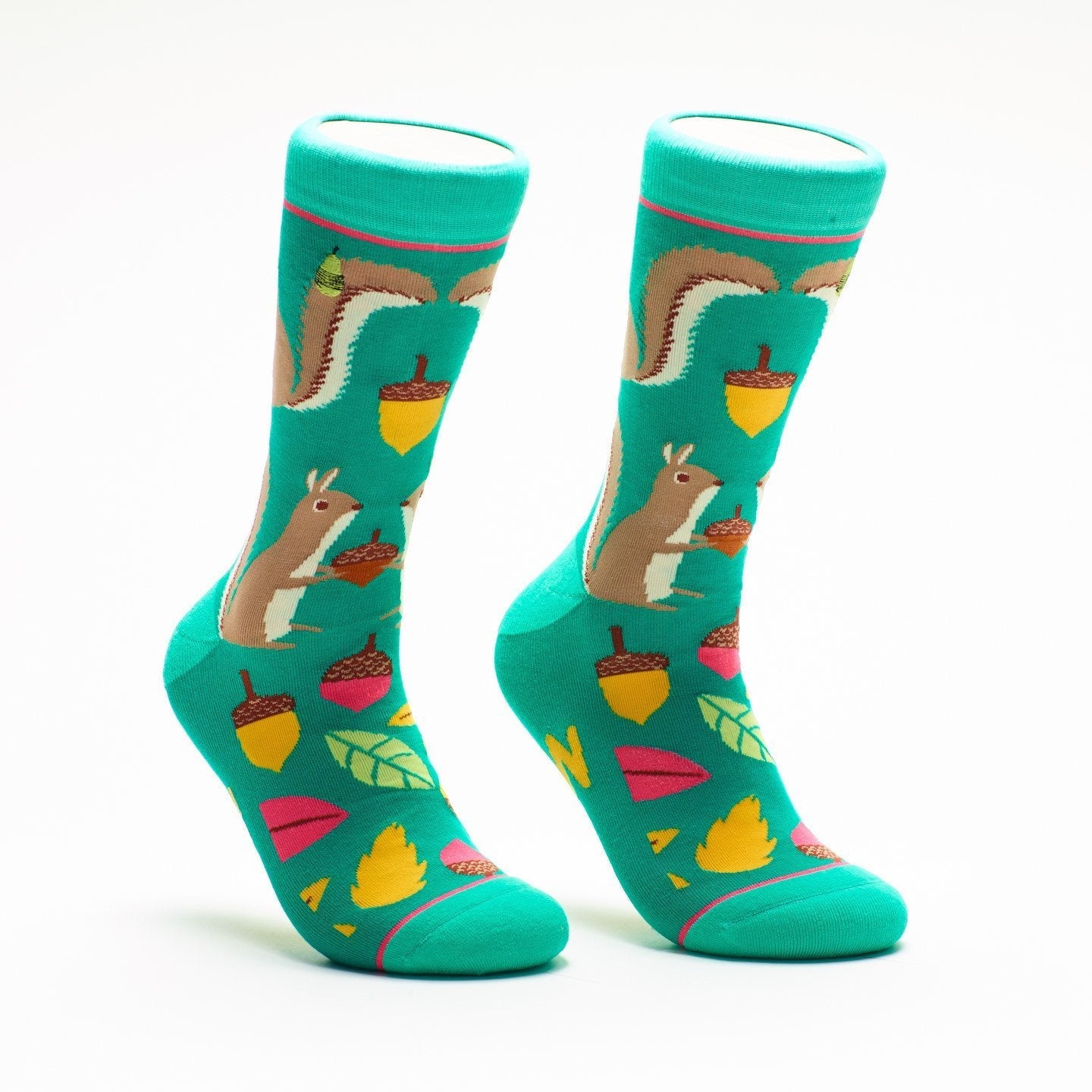 Aw Nuts Squirrels Women's Crew Socks